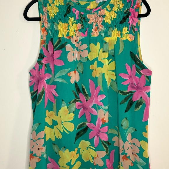 Daniel Rainn Molana Smocked Tank Blouse XXL - Picture 5 of 8